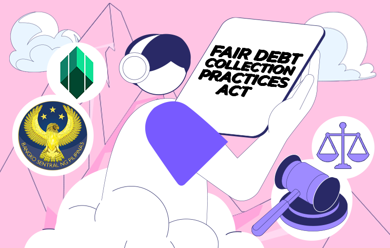 person presenting a document protecting their rights in the event of loan default