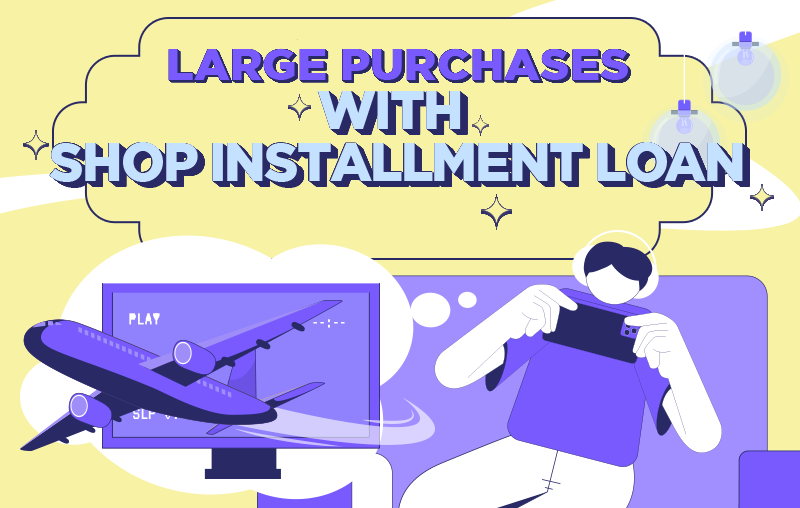 Person thinking about getting an installment loan