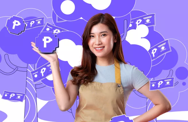 person enjoying the benefits of building and maintaing good credit