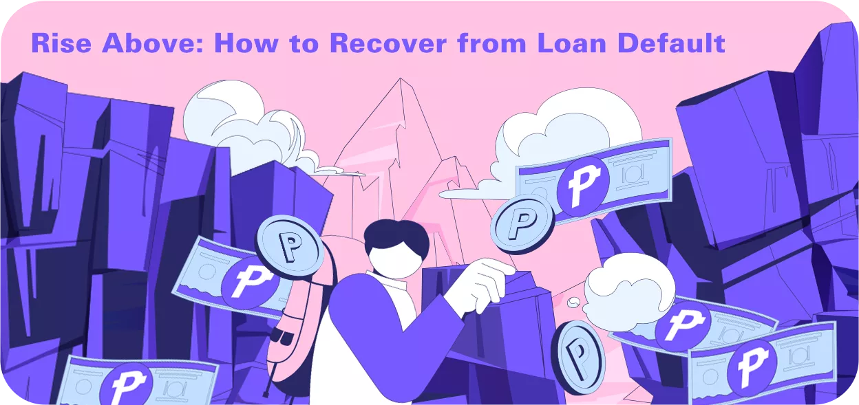  a person finding their way through loan default