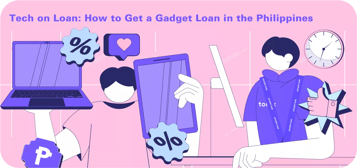 person in a store thinking about getting a gadget loan